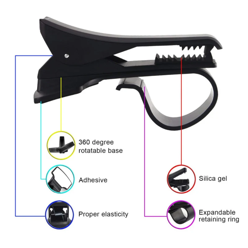 360 градусов мобильный телефон держатель приборной панели автомобиля Стенд Ручка