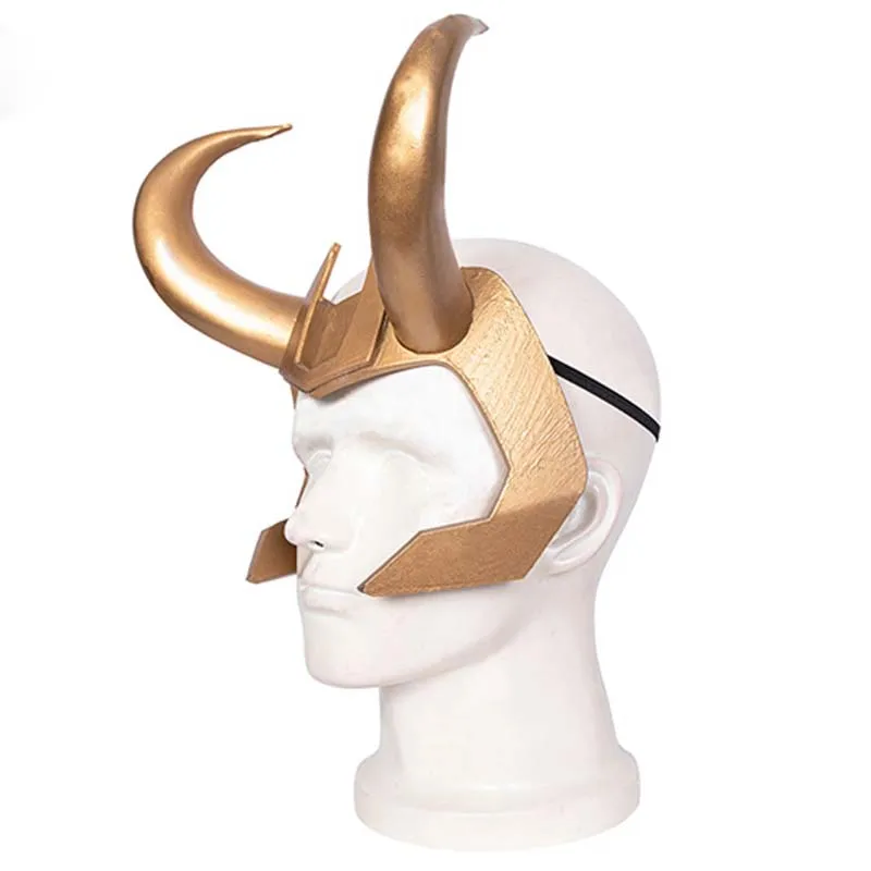 2021 костюмы на Хэллоуин аксессуары для косплея Loki женская маска с рожками