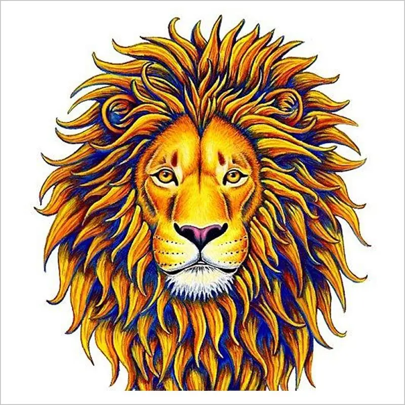 5D алмазная вышивка крестиком Лев полный квадрат/круглая дрель Милая Вышивка 3D