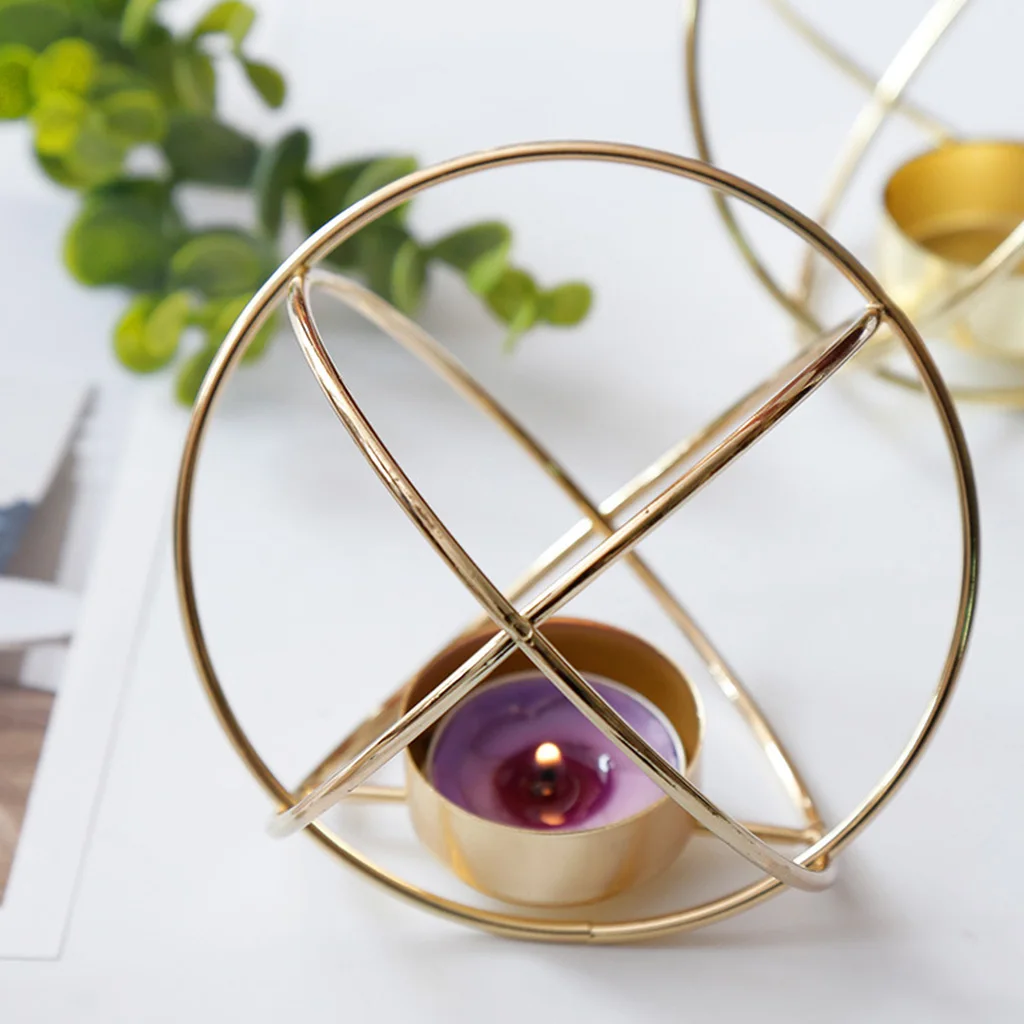 Nordic Style 3D Geometric Candle Holder Tea Light Dining Table Centerpiece Weddings Events Parties Decor | Дом и сад