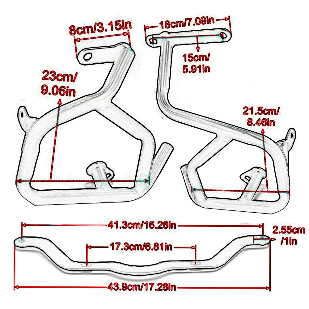 Для BMW S1000XR S1000 XR S 1000 2015-2019 2016 2017 2018 мотоциклетный дорожный бампер двигателя для