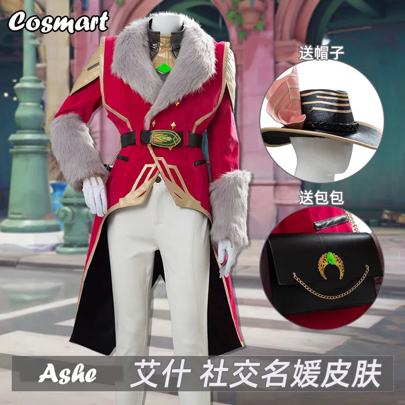 Костюм для косплея аниме OW D.VA DVA Ashe социалитовый + шляпа сумка костюм на Хэллоуин