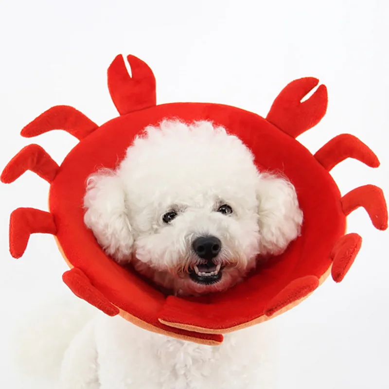 PAPASGIX модный ошейник для собак против укусов круглый милый защитный заживляющий