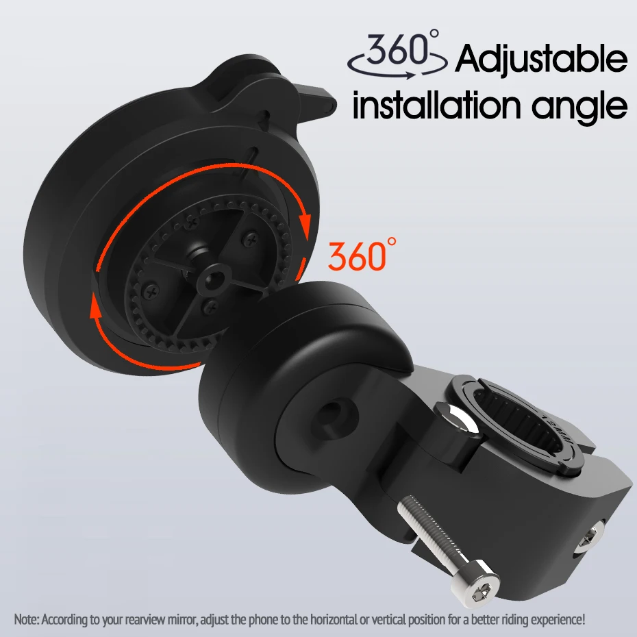 motorcycle electric vehicles moto phone holder navigation support rearview mirror mount clip bracket for mobile phone 2nd gen free global shipping