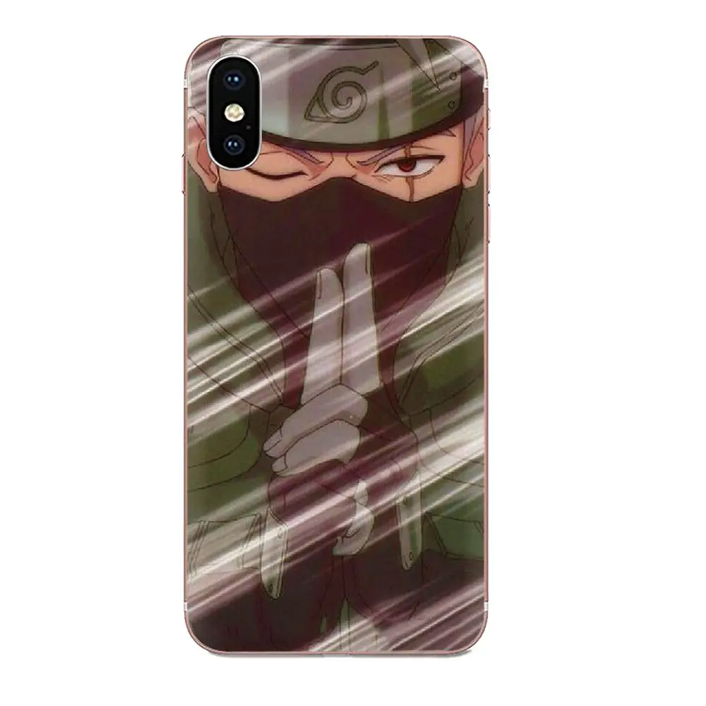 ТПУ стильный корпус Наруто Какаши аниме для Galaxy Alpha Note 10 Pro A10 A20 A20E A30 A40 A50 A60 A70 A80 A90