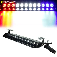 1x 12led warning strobe light police emergency safety flashing fog lights 14 different flash modes for car truck auto