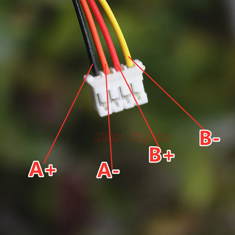 Прецизионный шаговый двигатель Micro 42 мм 1 8 градусов 2 фазный 4 проводной