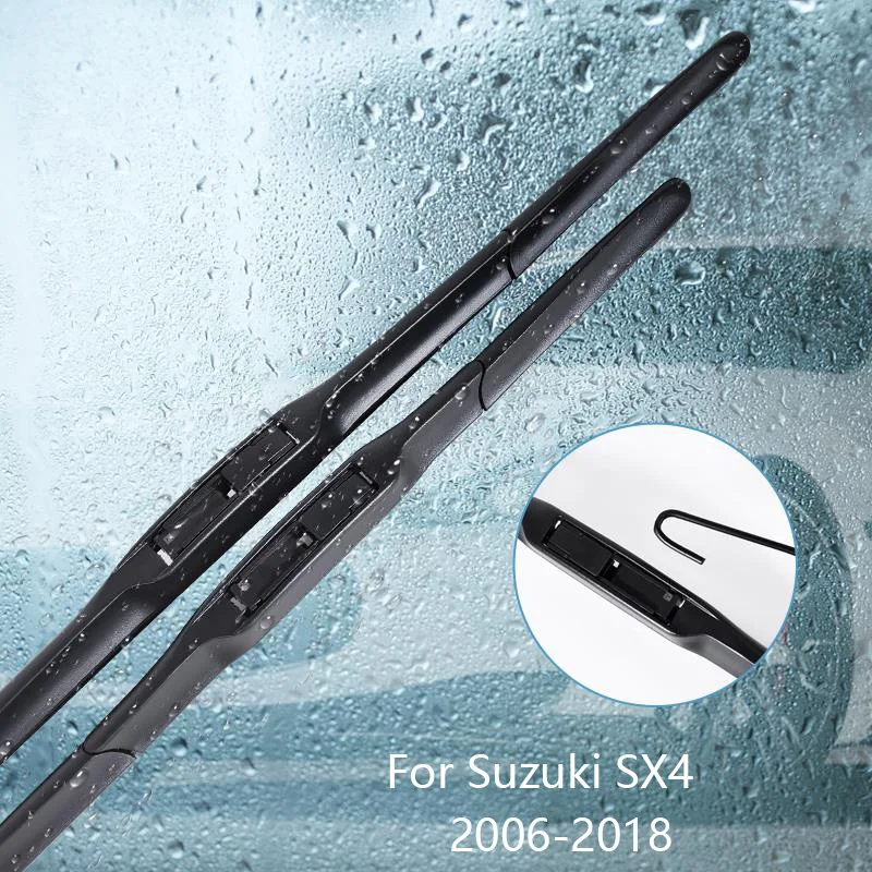 

Стеклоочистители для Suzuki SX4 / SX4 S-Cross 2006 2007 2008 2009 2010 2011-2018 автомобильные аксессуары для автомобиля резиновый стеклоочиститель