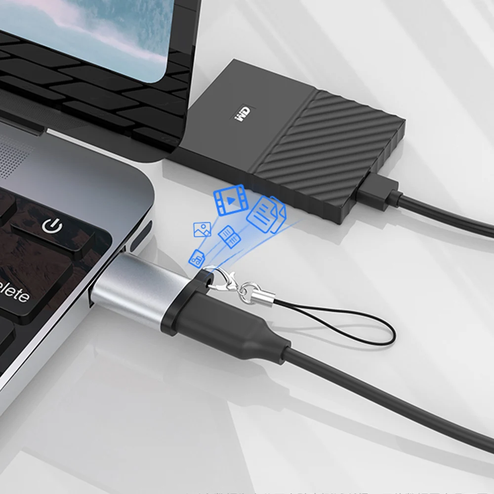 Переходник OTG USB 3 0 на Type C кабель передачи данных Thunderbolt для Macbook iPad Samsung Xiaomi LG