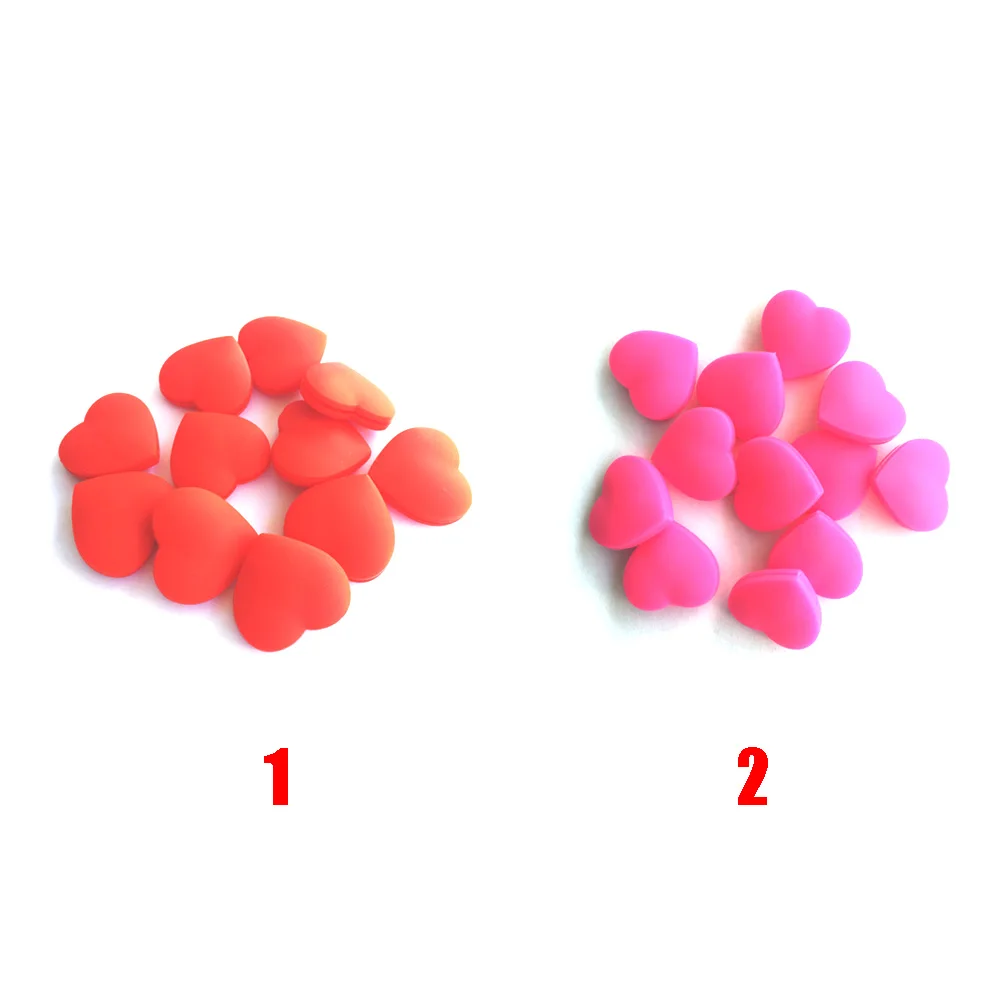 

1pc Vibration Dampeners Heart-Shaped To Reduce Raqueta Silicone 2 Colors