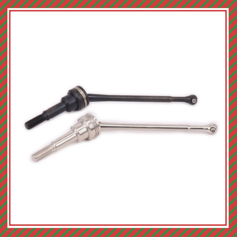 

2 шт. железный черный #45 стальной серебристый Универсальный приводной вал спереди/сзади Cvd модель автомобиля 1/10 Himoto большая ножка E10Mtl E10Mt E10Bp ...