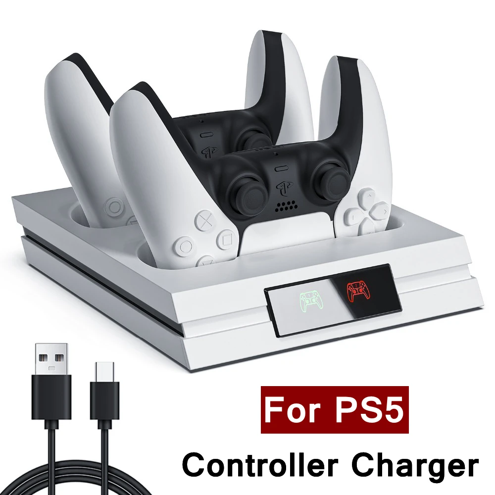 

Dual Fast Charger for PS5 Wireless Controller USB Charging Dock Station For Sony PlayStation 5 Game Controller Gamepad Joystick