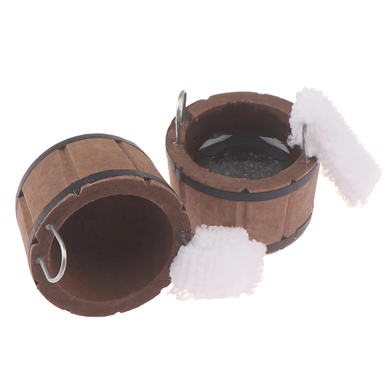 1:12 миниатюрная деревянная раковина для кукольного домика с полотенцем модель