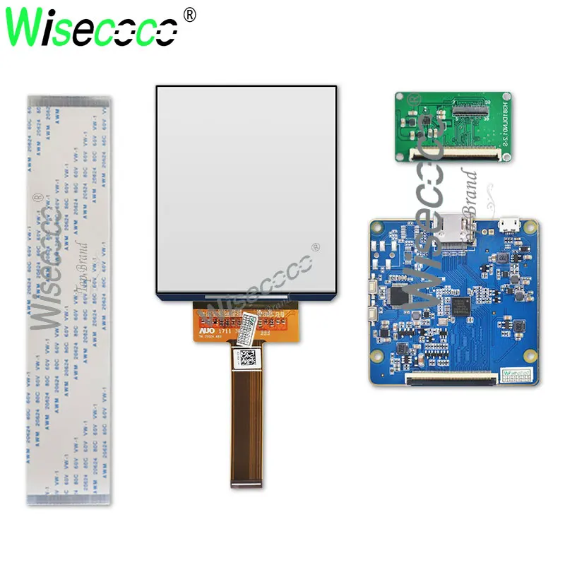 3.81 inch 1080x1200 OLED IPS screen display 90Hz 3D VR head mounted display with  micro USB to MIPI board