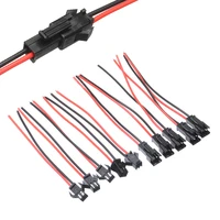 5 pairs pvc 2 pin sm male female plug connector cable wire 5 of each connector electrical connectors wires mayitr