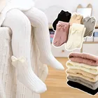 Колготки Детские Зимние флисовые с бантом, на возраст от 0 до 6 лет, Колготки с начесом