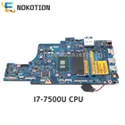 NOKOTION CN-081YW5 081YW5 материнская плата для ноутбука Dell Inspiron 15 5567 BAL21 LA-D802P I7-7500U CPU DDR4