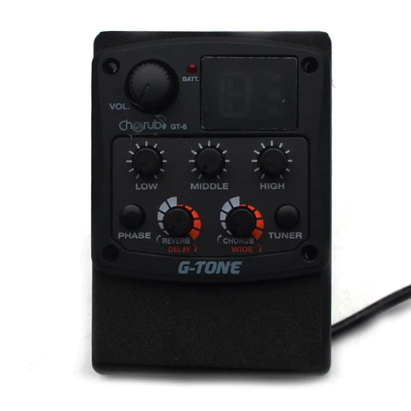 Херувим G тон серии акустическая гитара предусилитель пьезо пикап 3 полосный