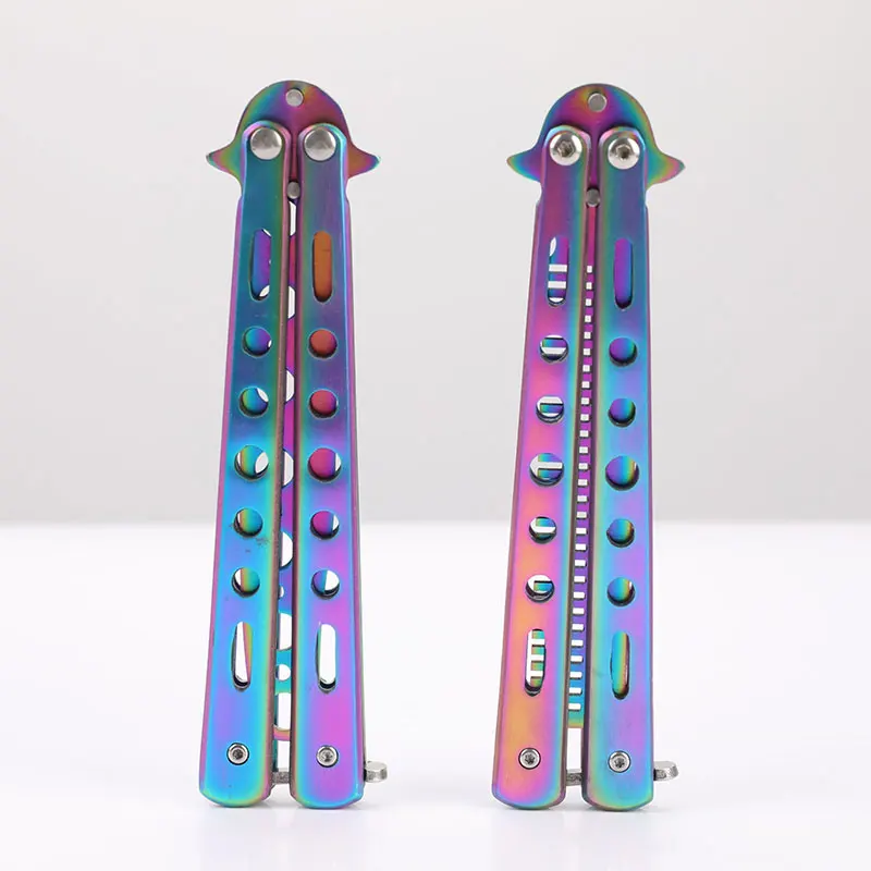 5 стилей из нержавеющей стали складной гребень Практика Обучение бабочка Ножи