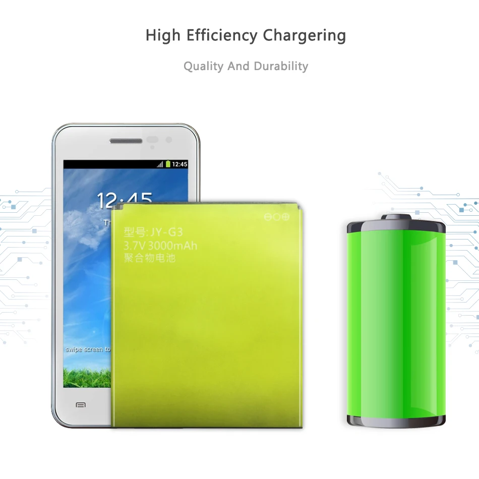 JY-G3 3000 мАч для JIAYU JY G3 G3S G3C G3T сменная батарея мобильного телефона | Мобильные
