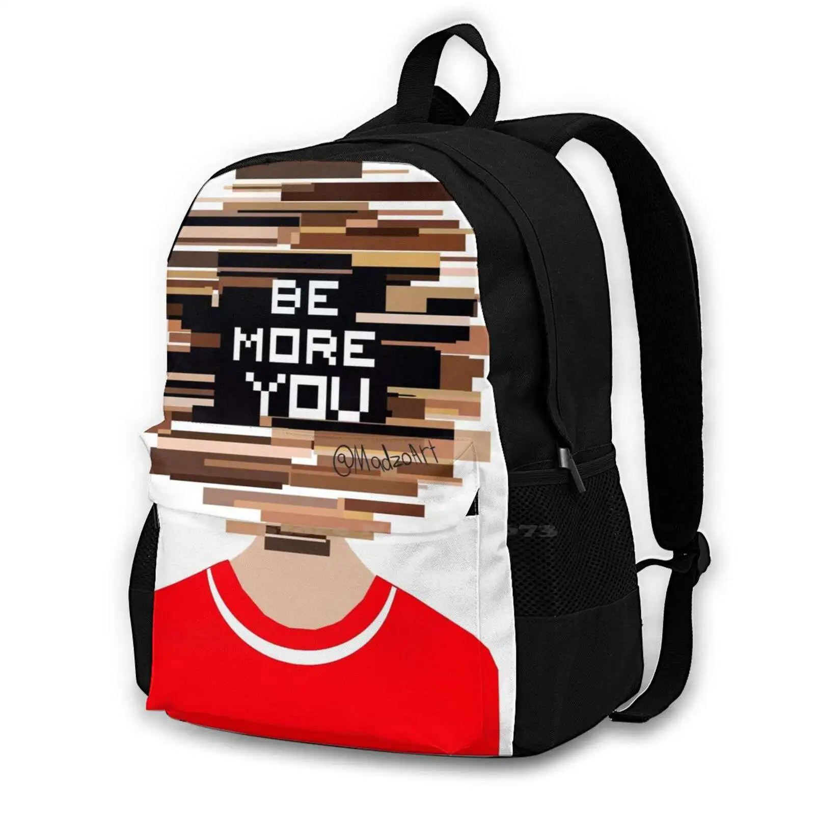 Be More You Chill Design Школьный рюкзак большой емкости Сумки для ноутбука Michael Mell Jeremy Heere