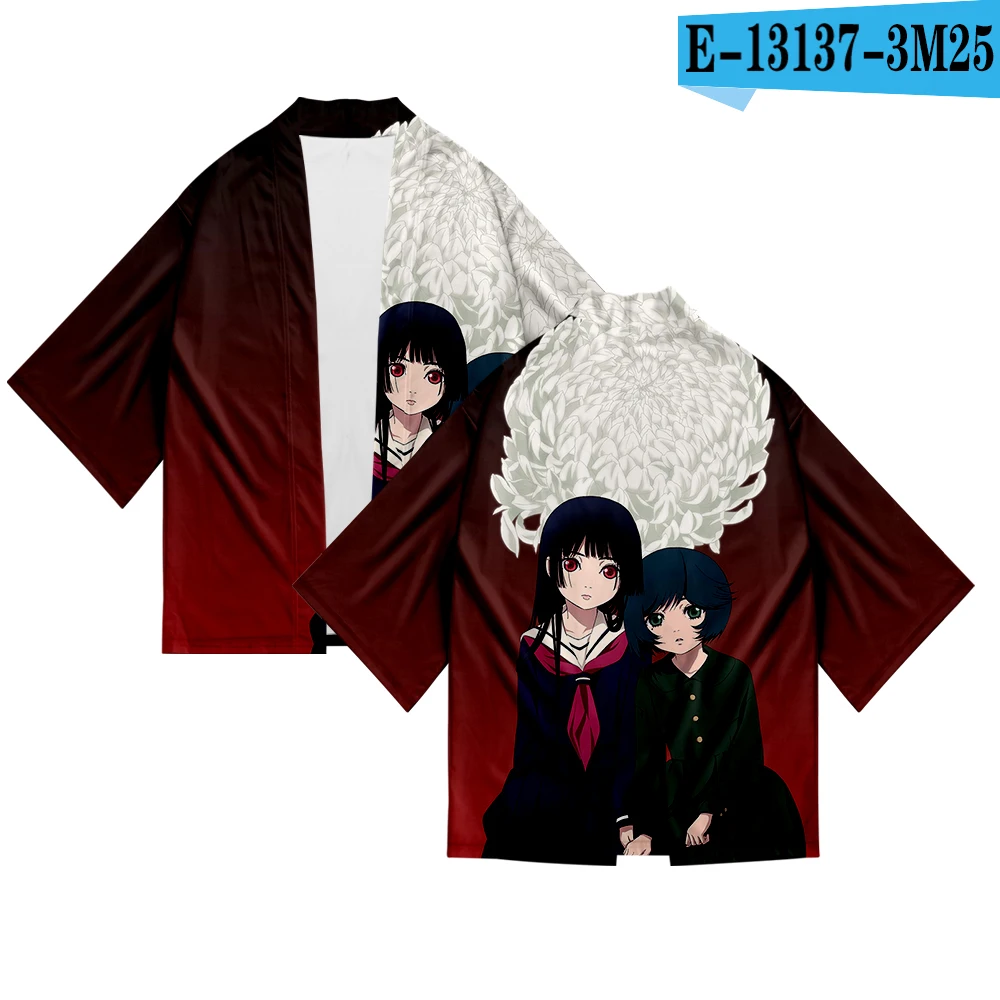 

Кимоно Hell girl enma женское в японском стиле, кардиган с искусственным интеллектом, жакет для косплея в японском стиле юката, аниме