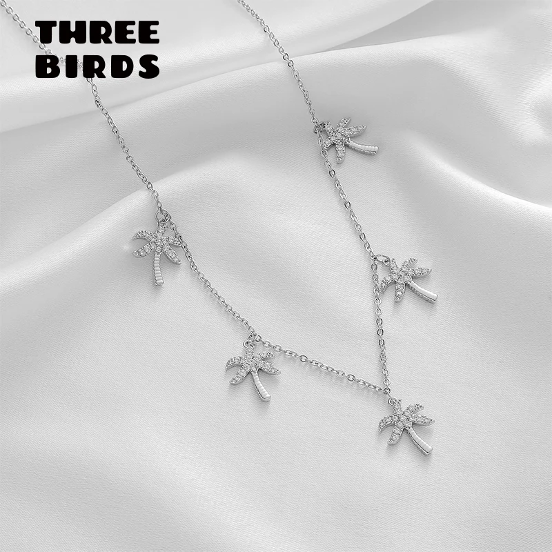 Модное микро Cz Хрустальное дерево ожерелье высокое качество летнее растение