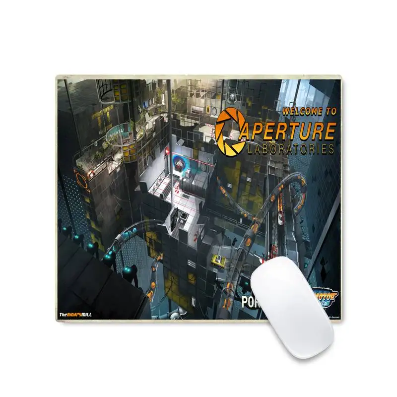

new Portal 2 art design Gamer Speed Mice Retail Small Rubber Protect Game Office Work Mouse Mat pad Non-slip Laptop Cushion