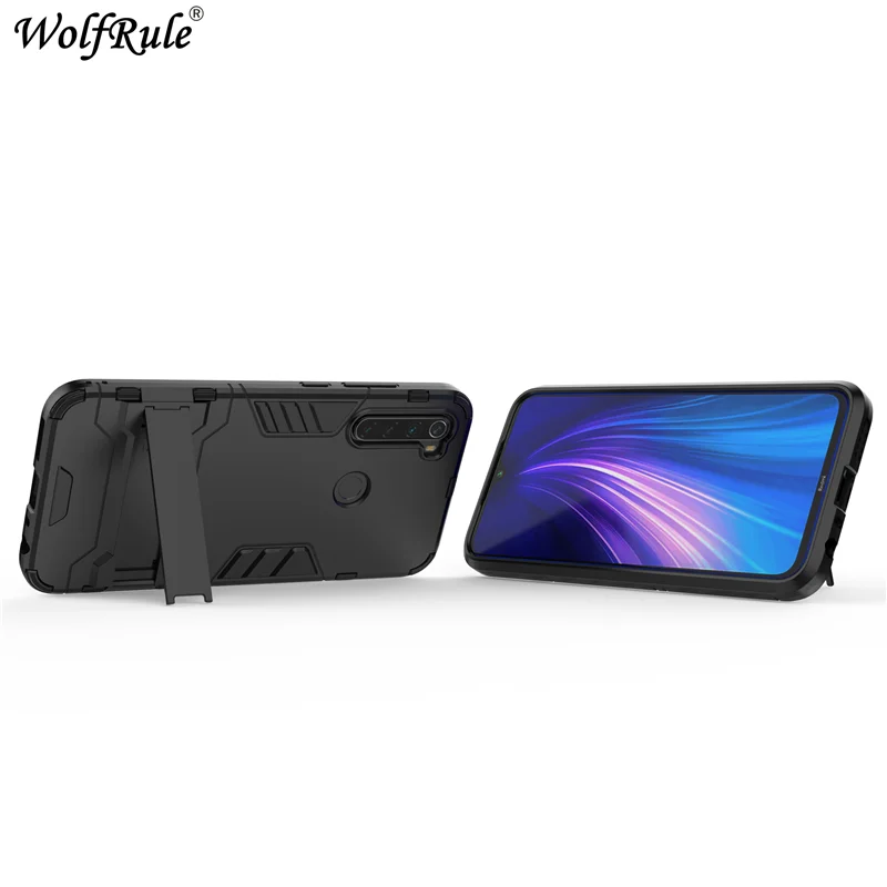 Чехлы для Redmi Note 8 мягкий силиконовый + пластиковый чехол с подставкой Xiaomi Fundas 6 3&quot