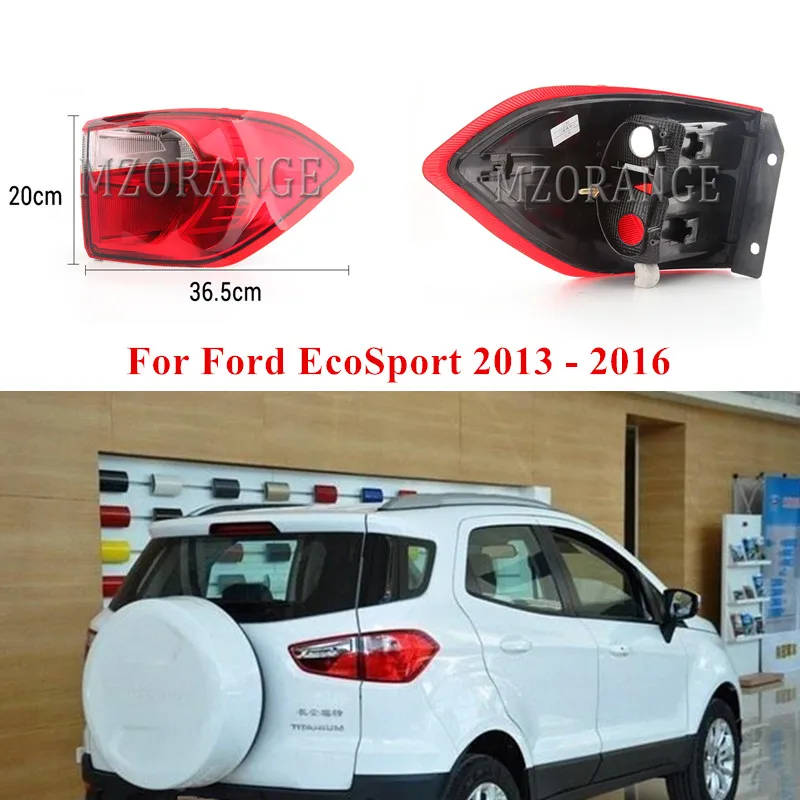 MZORANGE задний светильник, пригодный для Ford EcoSport 2013, тормозной светильник, задний фонарь, задний фонарь, левый и правый, внешний боковой светильник