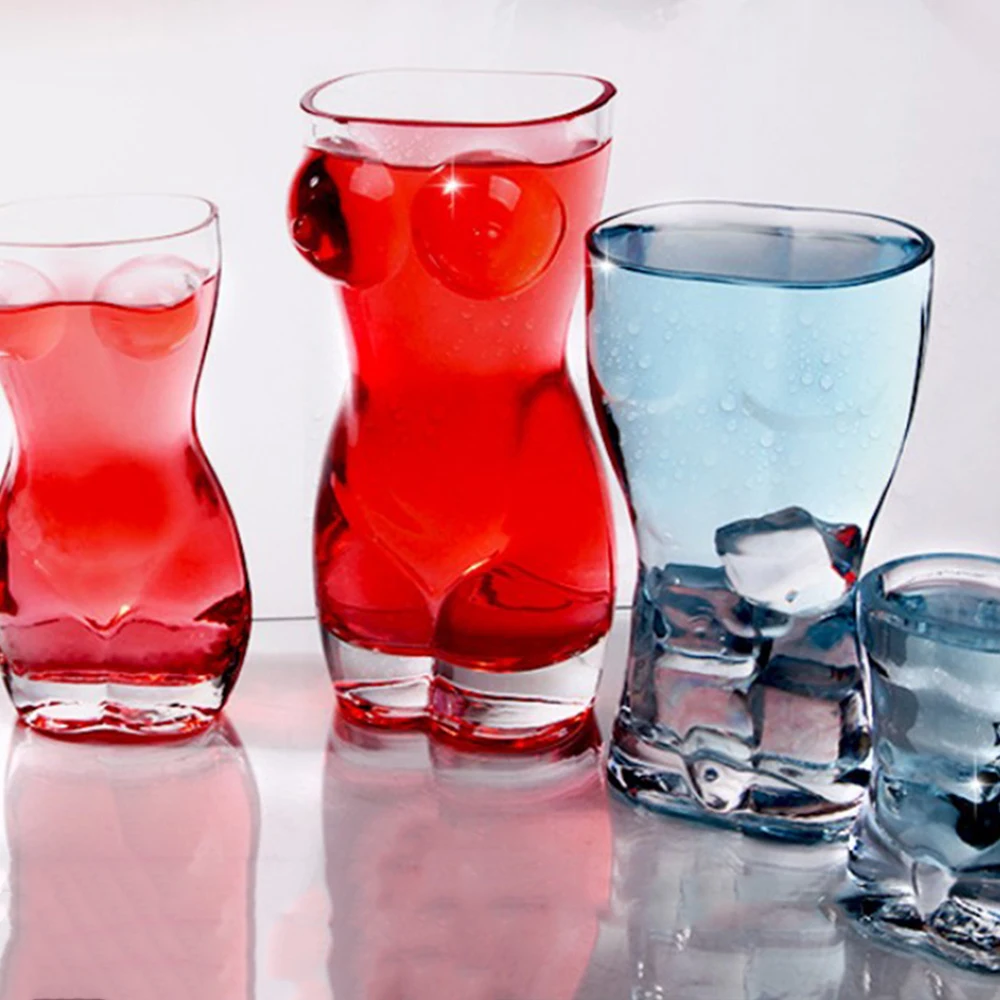 Стакан для виски с двойными стенками креативный бокал в форме тела пивная кружка