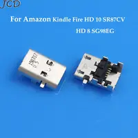 JCD Микро Мини зарядный порт штепсельное гнездо USB Разъем Запасные части 5pin для Amazon Kindle Fire HD 10 SR87CV HD 8 SG98EG док-станция
