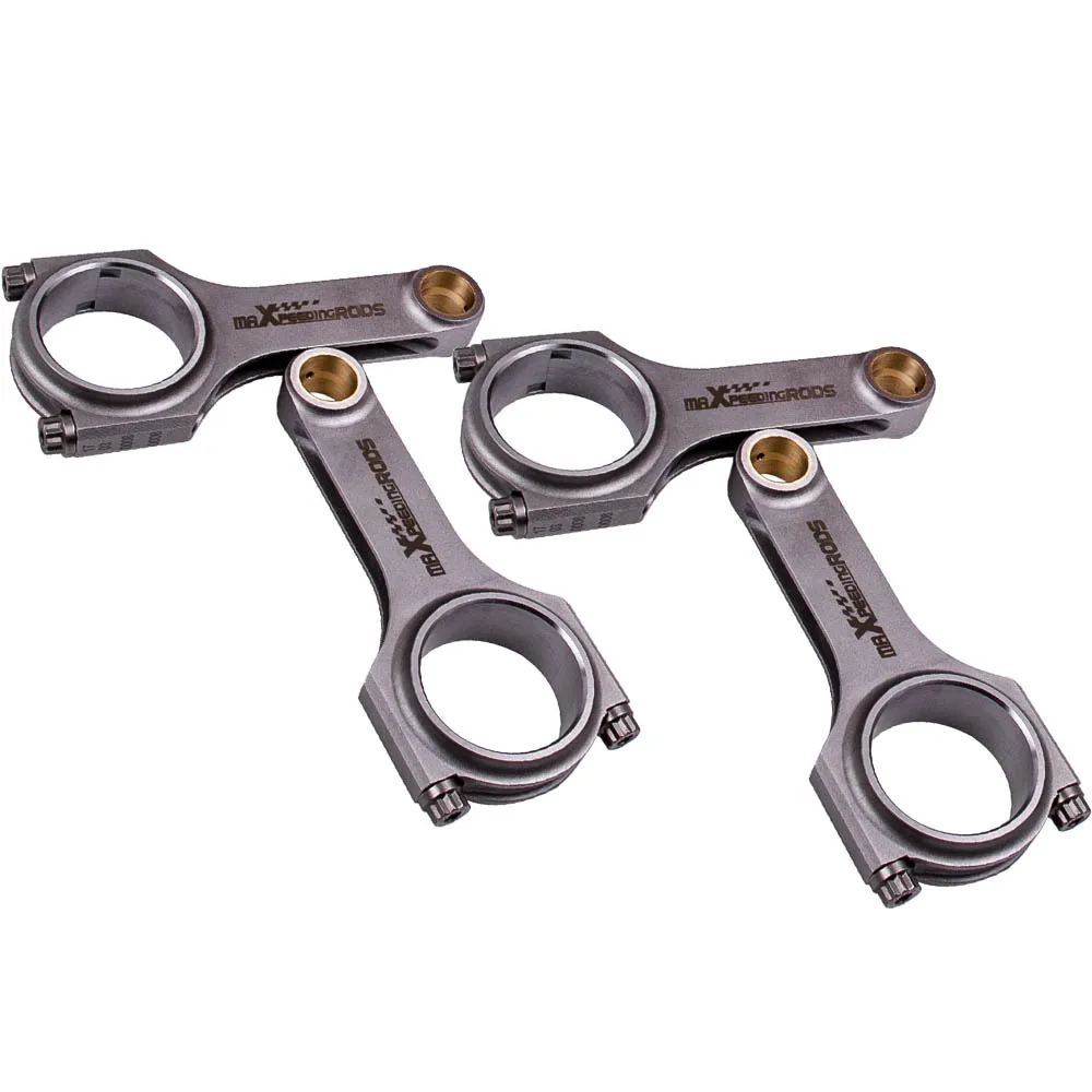 

Connecting Rod Rods for Audi VW Golf Gti 1.8T 225 2.0 16V 20V ARP Bolt for EA888 144mm with ARP 2000 Bolts H Beam Conrod TUV