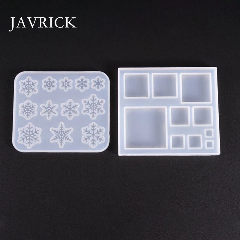 Силиконовые формы Снежинка квадратная форма для ювелирных изделий DIY ремесла