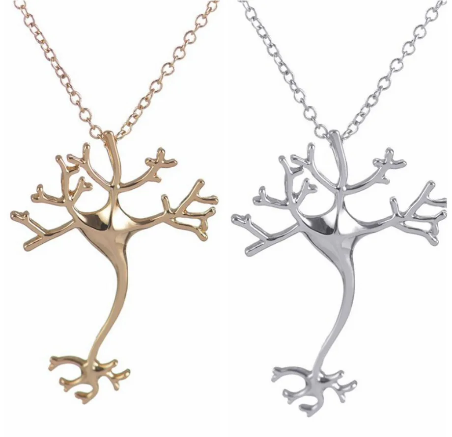 Европа и США: новый кулон для ожерелья "нейроны", женские цепочки для ключицы с украшениями "Древо жизни" в качестве подарка другу.