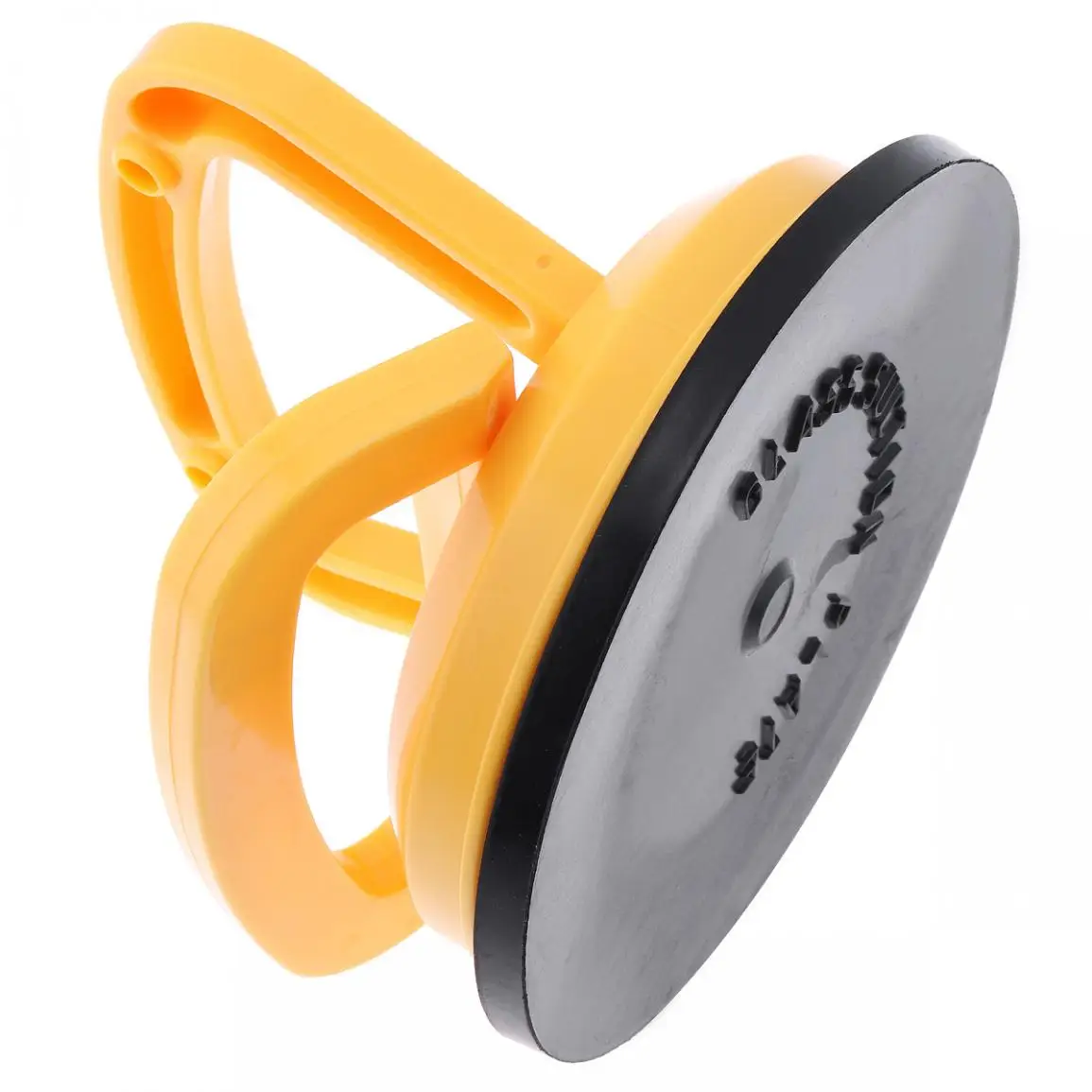 

Yellow Plastic Single Claw Sucker Vacuum Suction Cup Rubber Suction Pad and 2 Clip Handles for Glass Lightweight Locking Device