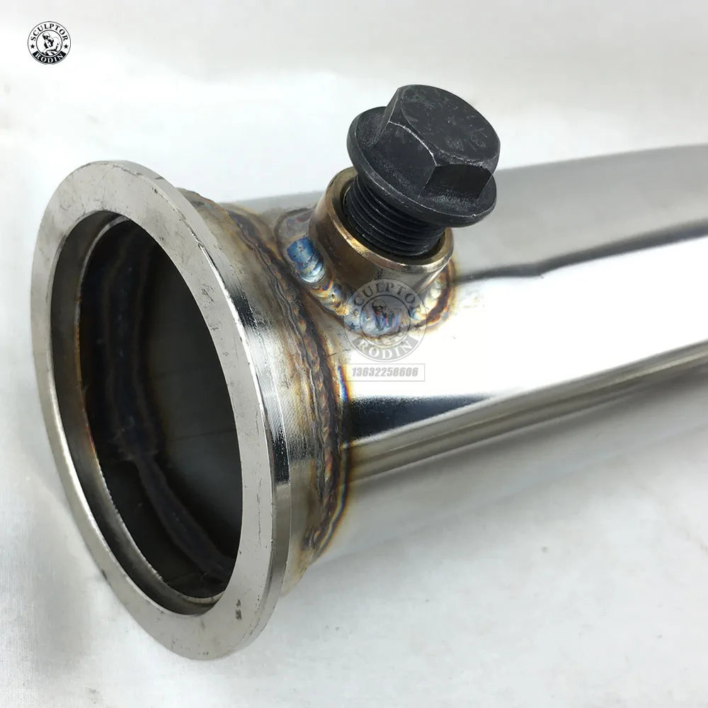 Выхлопная труба Turbo Catless 2 0 T Decat Cat delet RACING 3 ''для AU A3 FSI /SEAT LEON FR CUPRA/ V W GOLF GT I MK5