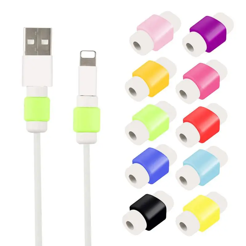 Силиконовый usb-кабель для защиты наушников провод шнур Защита Чехол зарядного