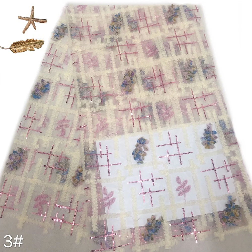 

African Lace Fabric 2020 Latest High Quality Fabric Black and Red Embroidery Comfortable New 5yard