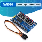 Светодиодный дисплей TM1638, 8-битный модуль цифровой трубки, AYR 7 сегментный 8-битный, 0,36 дюйма, красный, TM1638, светодиодный дисплей, панель