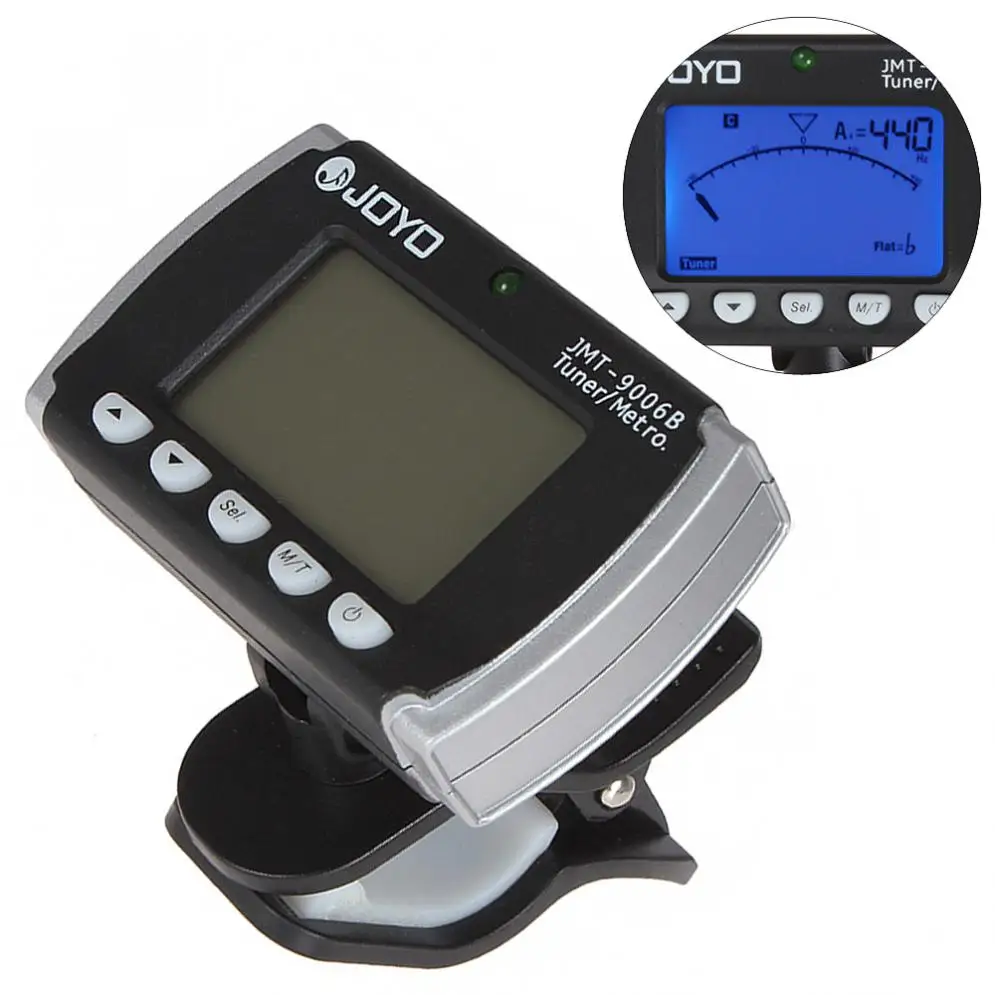 ЖК тюнер дисплея JOYO JMT 9006B с подсветкой и метроном для гитары/скрипки/бас|Детали