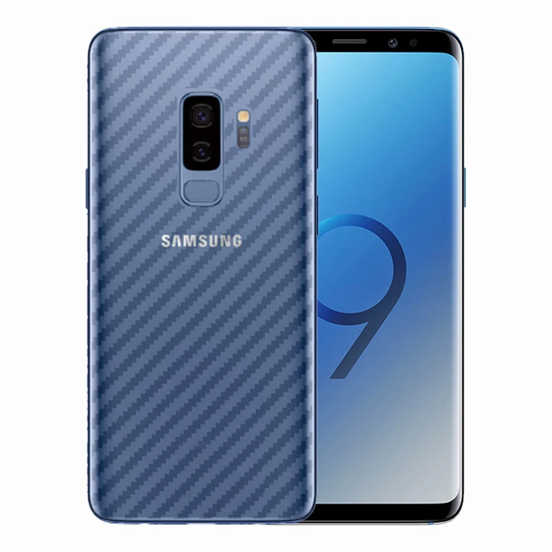 2 упаковки полупрозрачного углеродного волокна шаблон Дизайн Наклейка задняя