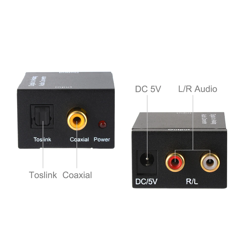 Оптический коаксиальный Toslink цифро аналоговый аудио конвертер адаптер RCA 3 5 мм L/R