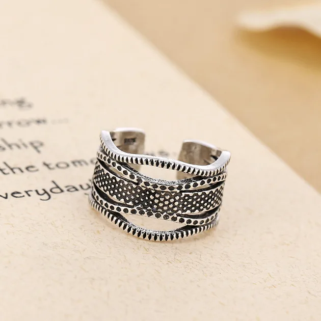 

High Quality Thai 925 Sterling Silver Female Finger Rings Jewelry For Women No Fade Ring Gift Drop Shipping Girls
