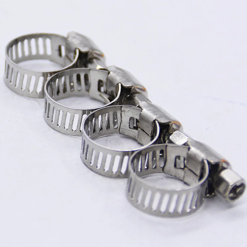 Зажимы для шлангов из нержавеющей стали американского типа 10 16 мм зажимы труб