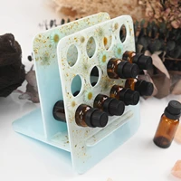 essential oil storage holder resin mold display organizer rack silicone mold for resin aromatherapy pigment oil storage shelf