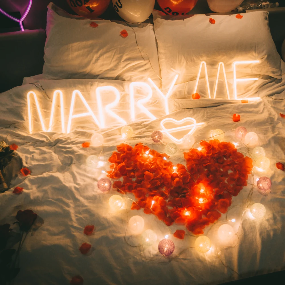 DIY буквы символ знак сердце освещение пластик Винтаж светодиодный свет на День