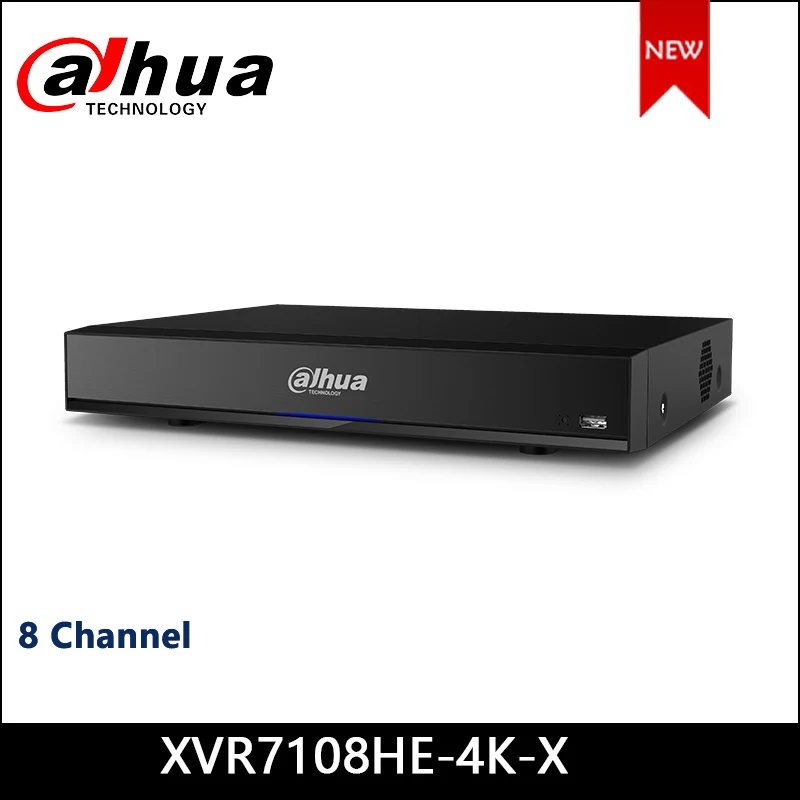 Dahua XVR XVR7108HE 4K X 8 канальный пента брид мини 1U цифровой видеорегистратор IoT & POS