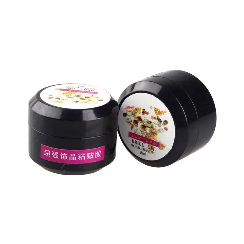 

Creating Beautiful Nail Art Transparent Nail Sticky Diamond Glue Nail Sticker Rhinestone Jewelry Gel Glue