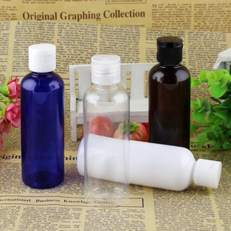 100 мл женский синий пластиковый флакон с распылителем жидкое эфирное масло